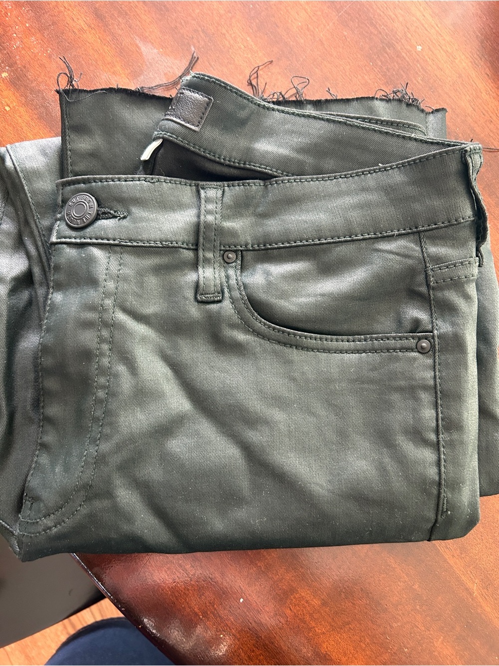 Kut from the Kloth Green Coated Jeans - Picture 9 of 9